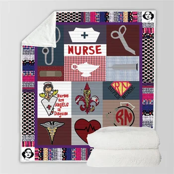PLstar Cosmos, одеяло для медсестры, одеяло для дивана, 3D принт, Шерп, одеяло на кровать, Домашний текстиль с цветами для девочек, Сказочный стиль-1